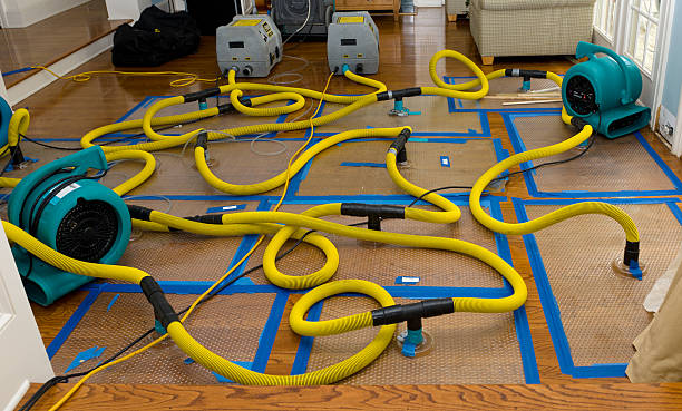 Professional Crawl Space Water Removal technician working in Burnsville, NC